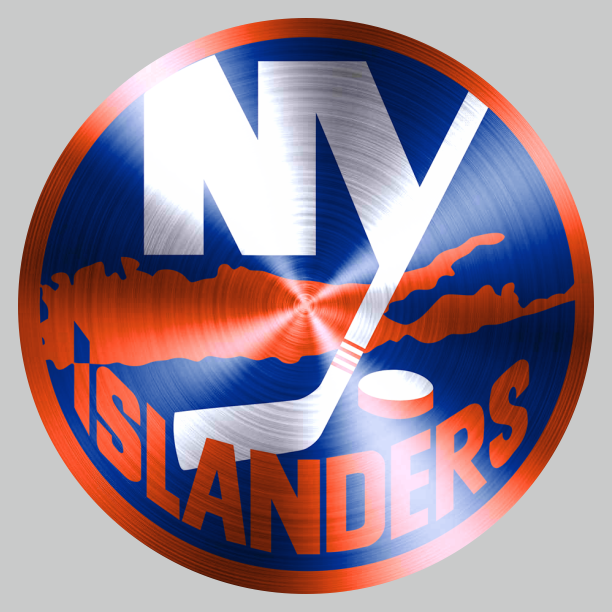 New York Islanders Stainless steel logo iron on paper